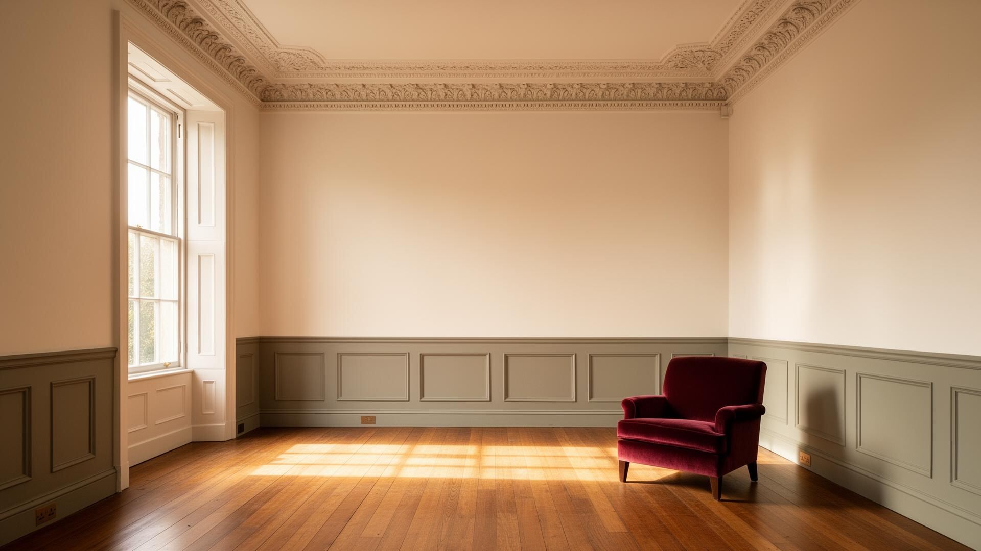 Hand-painted drawing room joinery Marlow